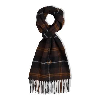 Fred Perry Bufanda de lana de cordero - Accessories - unisex - Marr&oacute;n - ONE SIZE