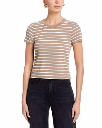 Velvet Brenda Short Sleeve Tee In Sahara