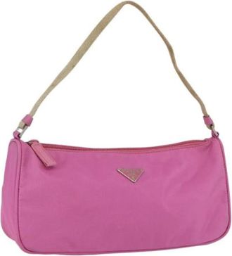 Prada Pre-owned Shoulder Bags, female, Pink, Size: ONE SIZE Pre-owned Vintage Shoulder Bag