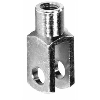 AMA Forcella con foro filettato modello lungo M12