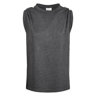 Isabel Marant Marant Etoile T-shirts and Polos Grey - female - Marant &eacute;toile - Sleeveless Tops - Gray - S - Tops