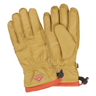 Sealskinz Sealskinz Unisex Waterproof Leather Hiking Gloves with Fusion Control for Men and Women - Beige - Size X-Large