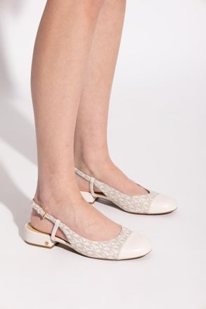 Michael Michael Kors Heeled Shoes Perla, Womens, Cream