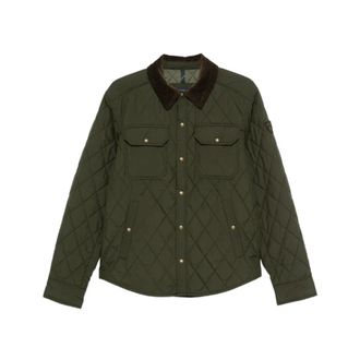 Polo Ralph Lauren Light Jackets, male, Green, M, Beaton Quilted Jacket