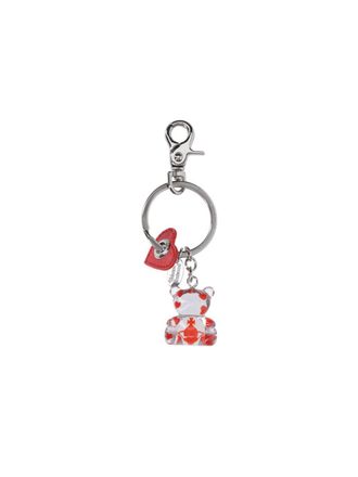 Vivienne Westwood Silver Teddy Resin Metal Keychain