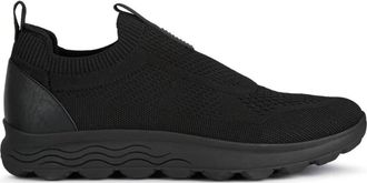 Geox Zwarte Sneakers - Spherica Man - Heren - Sneakers - Zwart - 44 EU - Polyester - Schoenen