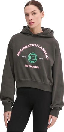P.E Nation Crescent Hoodie - Dames - Hoodies - Zwart - M - Katoen - Hoodies & sweatvesten