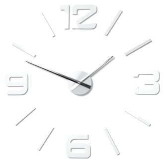 OEM Reloj Adhesivo Grande, Blanco Y Admirable Para Bricolaje