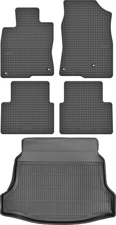 OEM Alfombrillas Maletero Max-mat 910611 + Motohobby 200406 - Honda Civic X Hatchback Desde 2017, Zona De Pies Hnd Delantera - Instaladas
