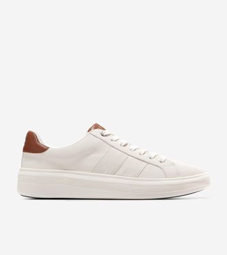 Cole Haan Mens Grand Crosscourt Premier Sneakers - White Size 10.5