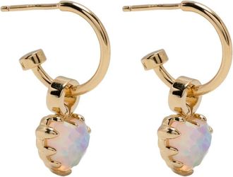 Stolen Girlfriends Club Orecchini Love Claw Anchor - Oro