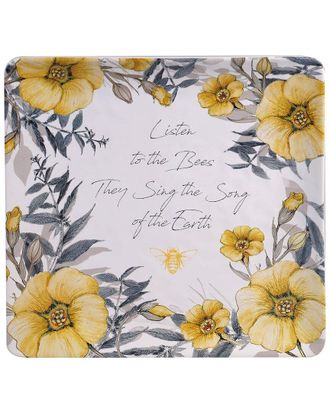 Certified International Bee Sweet Square Platter