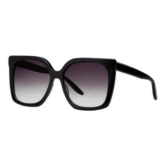 Barton Perreira Sunglasses, female, Black, 58 MM, Vanity Sunglasses in Black/Grey Shaded