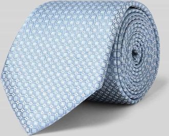 HUGO BOSS Krawatte aus Seiden-Mix in Blau, Gr&ouml;&szlig;e 1