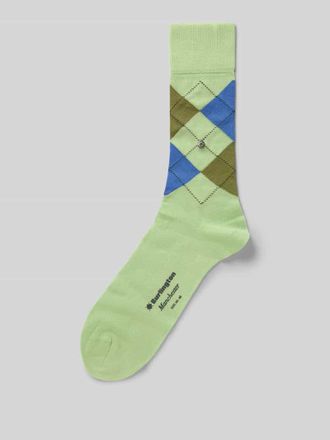 Burlington Socken aus Baumwoll-Mix Modell MANCHESTER in Mint, Gr&ouml;&szlig;e 40-46