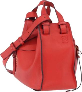 Loewe Pre-owned Bucket Bag - Dames - Vintage Tas - Rood - ONE Size - Leer - Vintage
