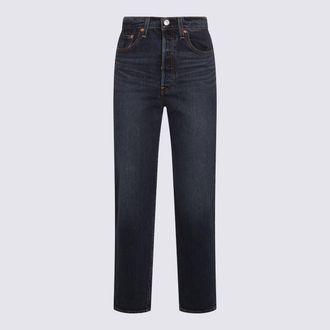 Levi's Dark Blue Ribcage Denim Jeans