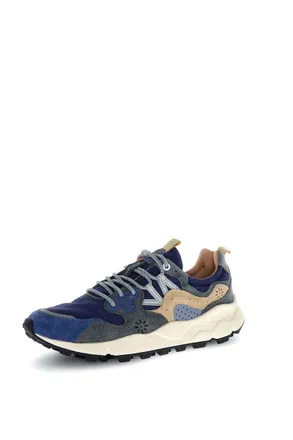 Flower Mountain Yamano 3 Heren Blauwe Sneakers
