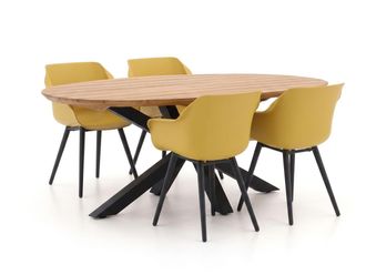 Hartman Hartman Sophie Studio/Stephanie 200cm dining tuinset 5-delig