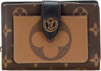 Louis Vuitton Pre-owned Wallets, female, Brown, Size: ONE SIZE Pre-owned Printed Leather Wallet