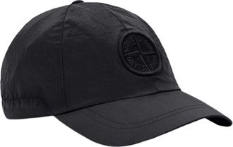 Stone Island 9100011 Nylon Metal ECONYL Baseball Cap Black L1S159100011S0076V0029