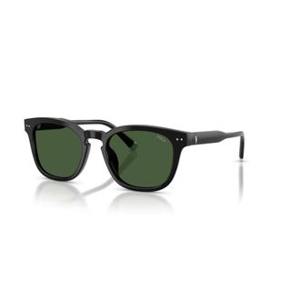 Polo Ralph Lauren Square Acetate Sunglasses - male - Polo Ralph Lauren - Sunglasses - Black - 52 MM - Accessories