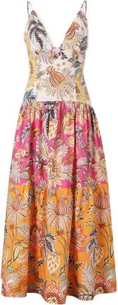 Farm Rio Ligia Floral-print Maxi Dress