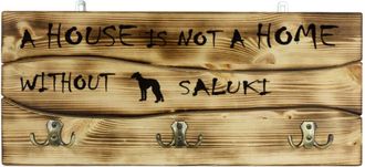 OEM Galgo Persa, Saluki: Percha Con Perro, Expositor De Medallas, Decoraci&oacute;n Del Hogar De Art-dog