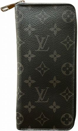 Louis Vuitton Black Monogram Eclipse Long Wallet (Bi-Fold) (Pre-Owned)