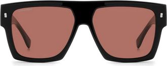 Dsquared2 Sunglasses Icon 0030/S Oitu1 Black/Red Men