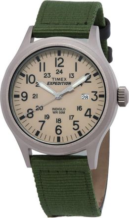 Timex Expedition Quartz Beige Dial Watch TW4B06800