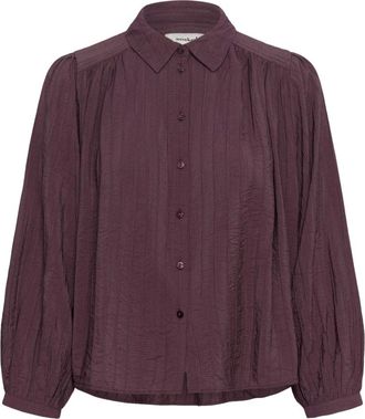 Soaked In Luxury Overhemden, Dames, Paars, S, SLPinatubo Shirt