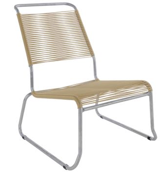 Schubiger M&ouml;bel Spaghetti-Kufen-Lounger-Hochlehner S&auml;ntis