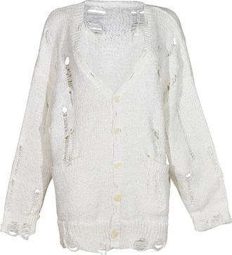R13 Cardigan - Dames - Vesten - Wit - S - Truien & Vesten