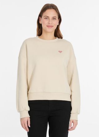 Ragwear Sweatshirt RAGWEAR WUSS PP, Damen, Gr. XXL, ecru, Sweatware, Obermaterial: 70% Baumwolle, 30% Polyester, unifarben, normal, Rundhals, Sweatshirts Swea