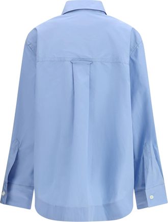 Ami Womens Ami De Coeur Shirt Bleu Cachemire Cotton