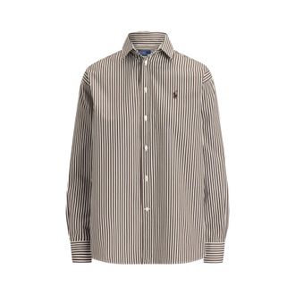 Ralph Lauren Overhemden, Dames, Bruin, S, Katoen, Ithaca Archive Shirt