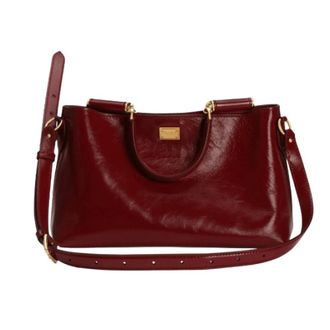Dolce & Gabbana Vittoria Borsa in Pelle - - Bags - Donna - Rosso - ONE SIZE