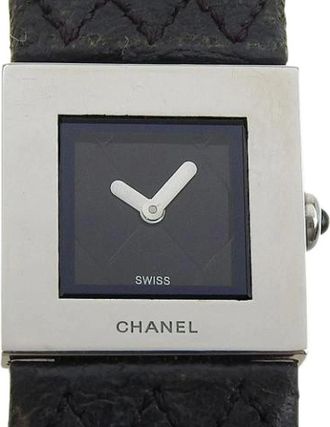 Chanel Pre-owned Watches, female, Black, Size: ONE SIZE Pre-owned Vintage Watch