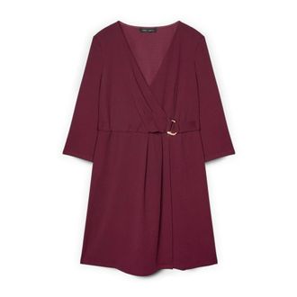 Fiorella Rubino Vestito wrap dress con fibbia - - Dresses - Donna - Rosso - XL