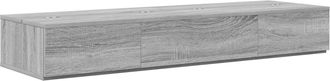 vidaXL Escritorio De Estudio Sonoma Gris 110 X 40 X 19,5 Cm Vidaxl