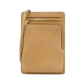 Saint Laurent Borsa a spalla Pre-owned in pelle di vitello - - Pre-owned - Donna - Marrone - ONE SIZE