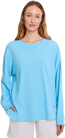 Free People Movement Hustle Layer Womens Clothing Bright Blue : LG (Womens 12-14), Cotton