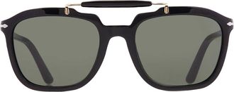 Persol Green Navigator Unisex Sunglasses PO0203S 95/31 55