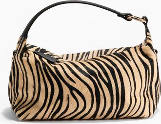 H&M Crossbody-Tasche aus Leder - Schwarz