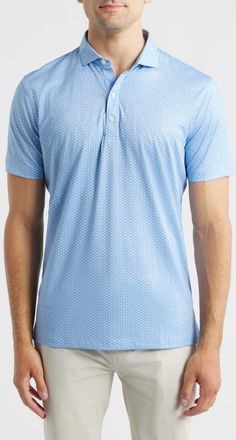 Johnnie-O Coupe Performance Jersey Polo in Kona at Nordstrom, Size Xx-Large