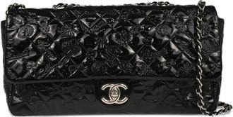 Chanel Borsa a spalla Icon Jumbo Classic Flap 2010 - Nero