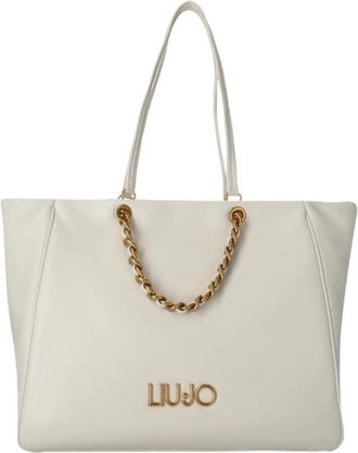 Liu Jo Schoudertassen - Dames - Shoppers - Beige - ONE Size - Leer - Tassen