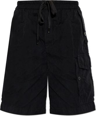 Dolce & Gabbana Cargo Shorts - Heren - Korte Broeken - Zwart - 2XL - Katoen - Korte Broeken