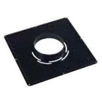 TEN Piastra posteriore in acciaio inossidabile nero 40x40, D.125